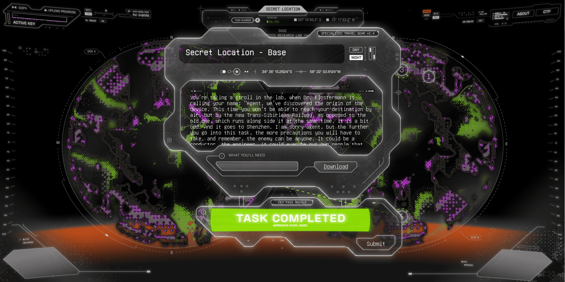 4. Secret Location - Base: Beginners Quest Google CTF Writeup